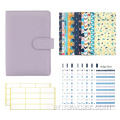 A6 PU Leather Budget Wallet Binder Mobilets